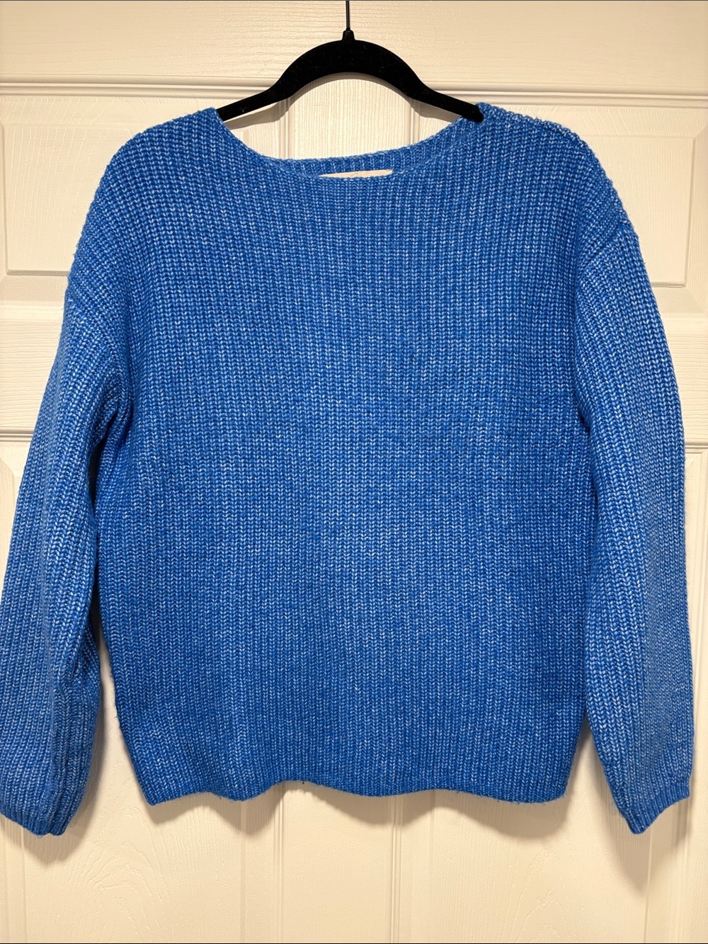 LOFT Bright Blue Crewneck Sweater size Small